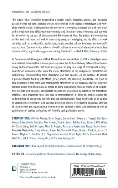 Produktbild: Communicated Stereotypes at Work