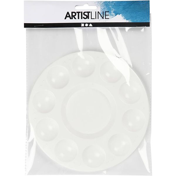 Produktbild: Creativ Company Palette, D 17 cm, Wei&szlig;, 1 Stk