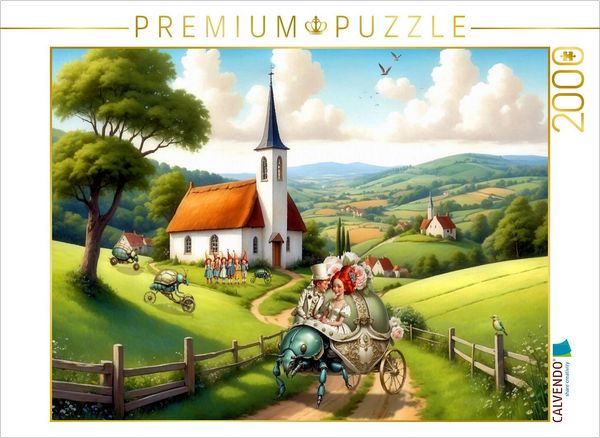 Produktbild: CALVENDO Puzzle Hochzeitswonnemonat | 2000 Teile Lege-Gr&ouml;&szlig;e 90x67cm Foto-Puzzle f&uuml;r gl&uuml;ckliche Stunden