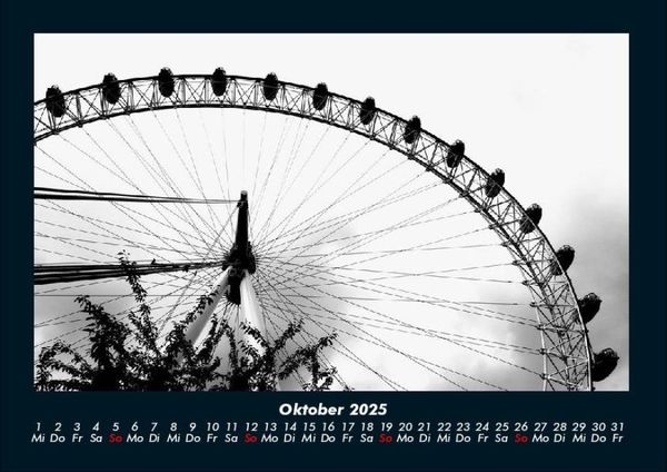 Produktbild: London 2025 Fotokalender DIN A4