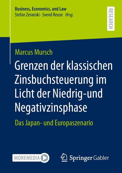 Produktbild: Grenzen der klassischen Zinsbuchsteuerung im Licht der Niedrig-und Negativzinsphase