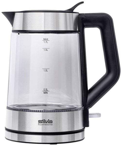 Produktbild: Silva Homeline KL-G 2007 Wasserkocher Silber, Schwarz Fassungsverm&ouml;gen: 1.7l