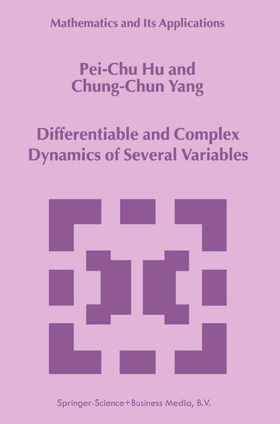 Produktbild: Differentiable and Complex Dynamics of Several Variables