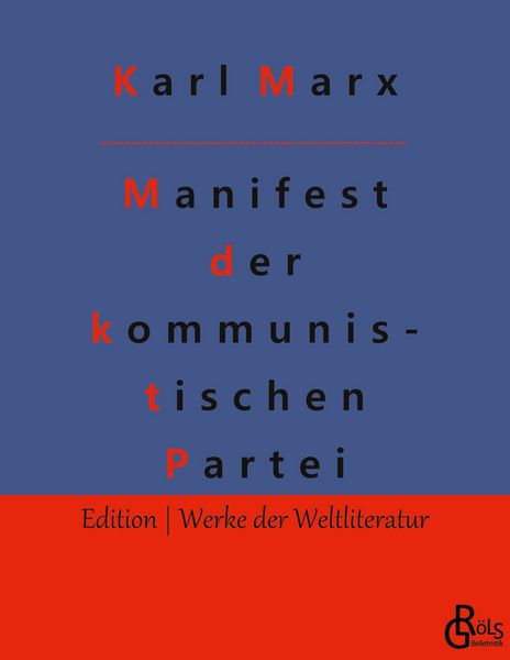 Produktbild: Manifest der kommunistischen Partei