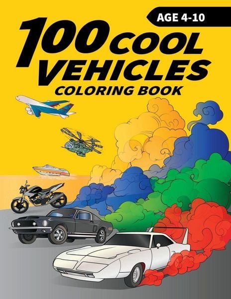 Produktbild: 100 Cool Vehicles Coloring Book for Kids