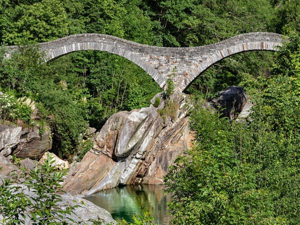 Produktbild: CALVENDO Puzzle Il Ponte dei Salti - Lavertezzo | 1000 Teile Lege-Gr&ouml;&szlig;e 64x48cm Foto-Puzzle f&uuml;r gl&uuml;ckliche Stunden