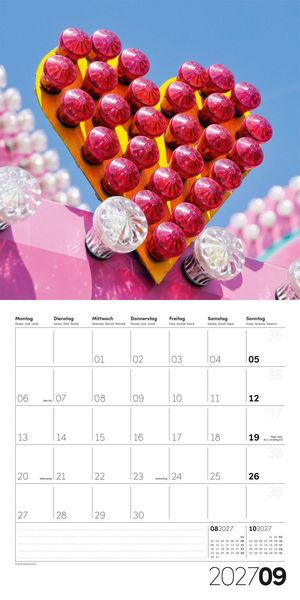 Produktbild: Die Farbe Pink Kalender 2027 - 30x30 - Art12