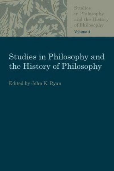 Produktbild: Studies in Philosophy and the History of Philosophy