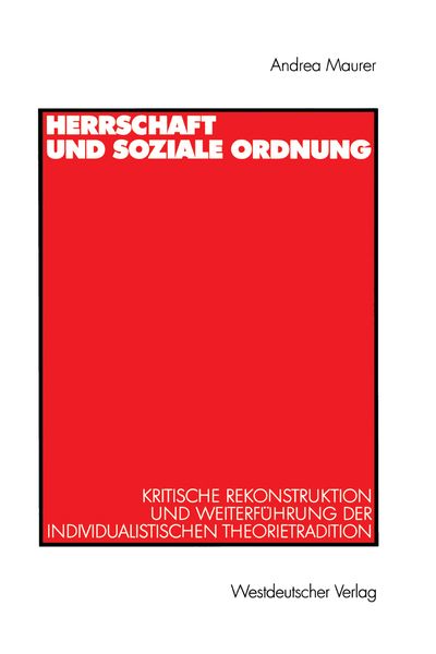 Produktbild: Herrschaft und soziale Ordnung