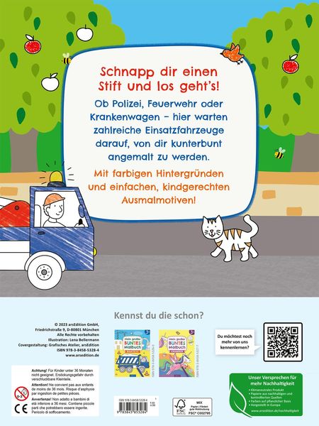 Produktbild: Mein gro&szlig;es buntes Malbuch &ndash; Im Einsatz