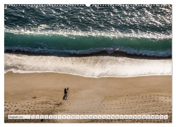 Produktbild: WASSERBERGE - Die Riesenwellen von Nazar&eacute; (hochwertiger Premium Wandkalender 2026 DIN A2 quer), Kunstdruck in Hochglanz