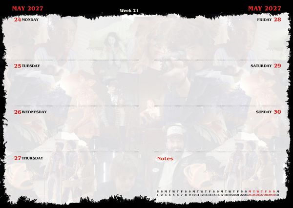 Produktbild: Stranger Things &ndash; A5-Tischkalender 2027
