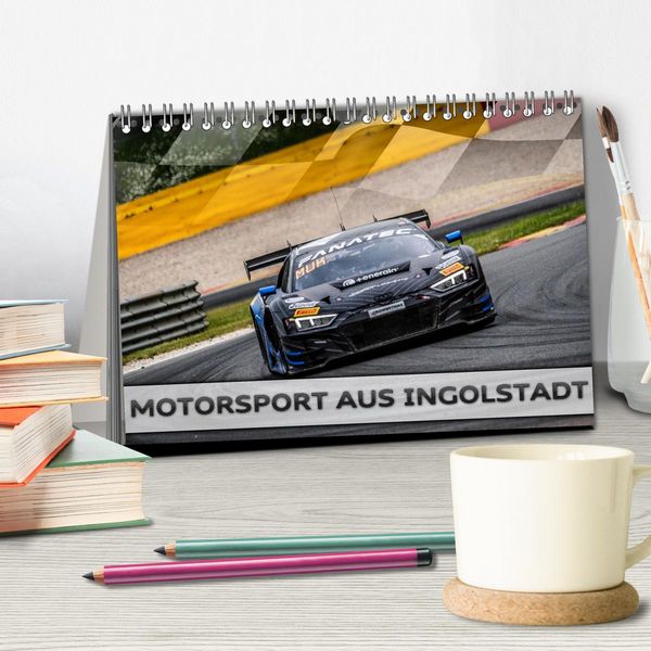 Produktbild: Motorsport aus Ingolstadt (Tischkalender 2026 DIN A5 quer), CALVENDO Monatskalender