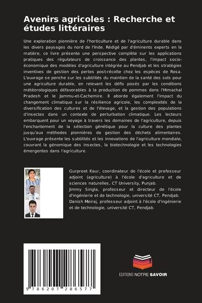 Produktbild: Avenirs agricoles : Recherche et &eacute;tudes litt&eacute;raires