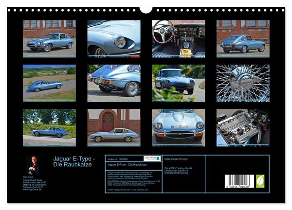 Produktbild: Jaguar E-Type - Die Raubkatze (Wandkalender 2026 DIN A3 quer), CALVENDO Monatskalender