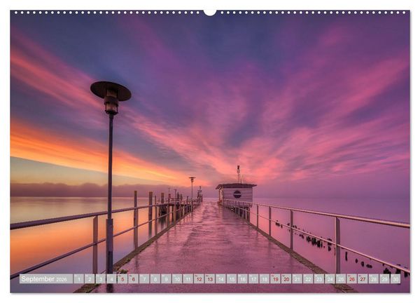 Produktbild: Bodensee-Stimmungen (hochwertiger Premium Wandkalender 2026 DIN A2 quer), Kunstdruck in Hochglanz