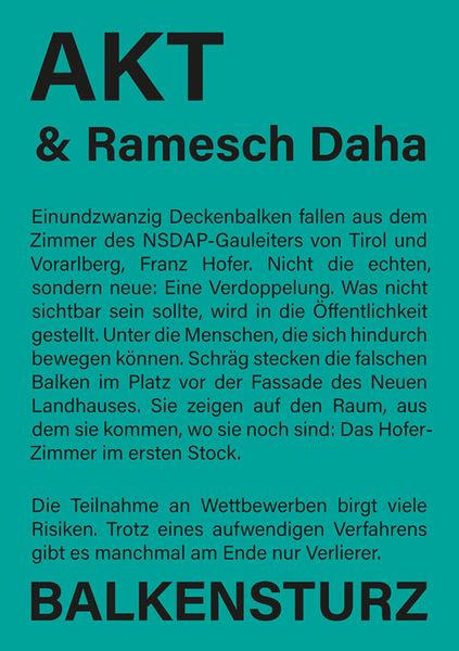 Produktbild: Balkensturz