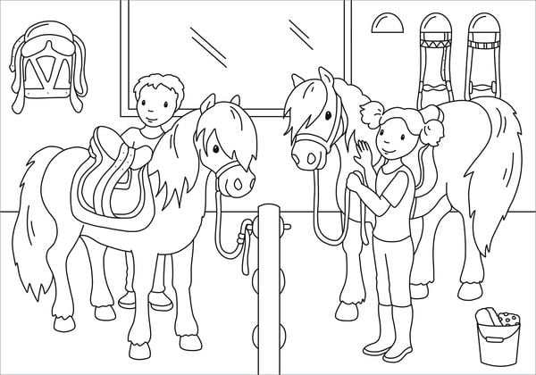 Produktbild: Mein sch&ouml;nstes Malbuch. Ponyhof