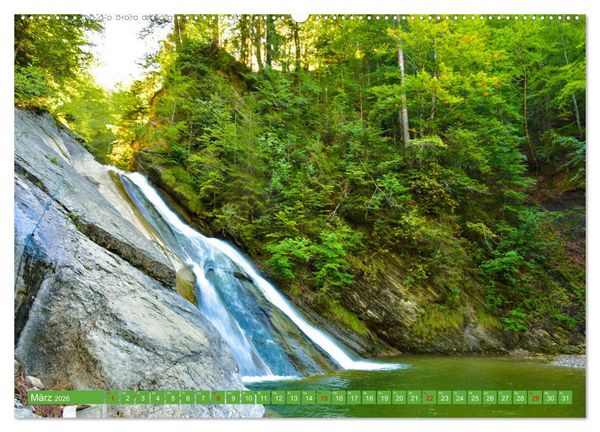 Produktbild: Rauschende Wildb&auml;che im Allg&auml;u (hochwertiger Premium Wandkalender 2026 DIN A2 quer), Kunstdruck in Hochglanz
