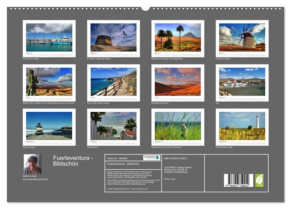 Produktbild: Fuerteventura - Bildsch&ouml;n (hochwertiger Premium Wandkalender 2026 DIN A2 quer), Kunstdruck in Hochglanz