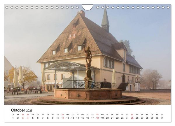 Produktbild: Freudenstadt im Schwarzwald ... ganz einfach sch&ouml;n (Wandkalender 2026 DIN A4 quer), CALVENDO Monatskalender