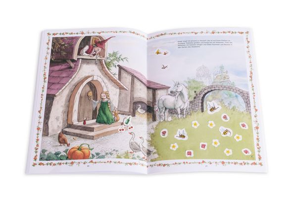 Produktbild: Lilia, die kleine Elbenprinzessin. Glitzersticker-Spa&szlig;. Gestalte Lilias zauberhafte Welt