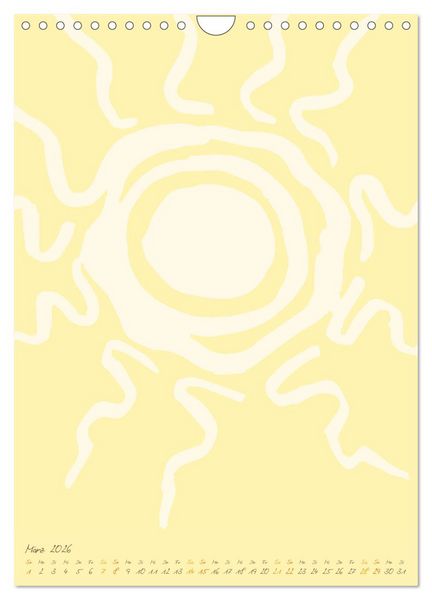 Produktbild: FOTOS & BASTELN - Always the Sun (Wandkalender 2026 DIN A4 hoch), CALVENDO Monatskalender