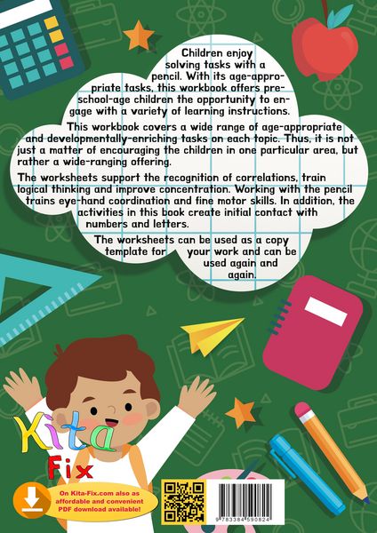 Produktbild: Workbook Starting School with 50 Worksheets