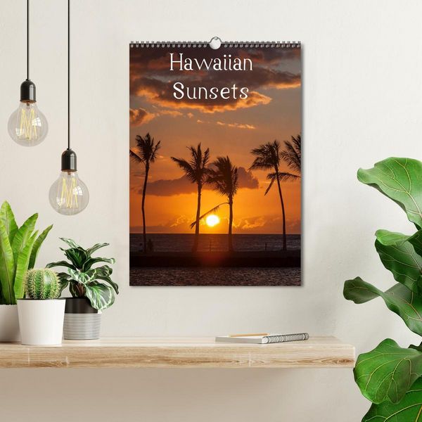 Produktbild: Hawaiian Sunsets (Wandkalender 2026 DIN A3 hoch), CALVENDO Monatskalender