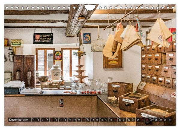 Produktbild: Kolonialwarenl&auml;den Zwischen Notwendigkeit und Luxus (Wandkalender 2027 DIN A4 quer), CALVENDO Monatskalender
