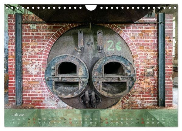 Produktbild: Betrieb eingestellt - Industrieruinen in Europa (Wandkalender 2026 DIN A4 quer), CALVENDO Monatskalender