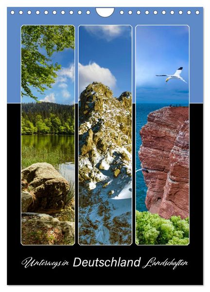 Produktbild: Unterwegs in Deutschland Landschaften (Wandkalender 2026 DIN A4 hoch), CALVENDO Monatskalender