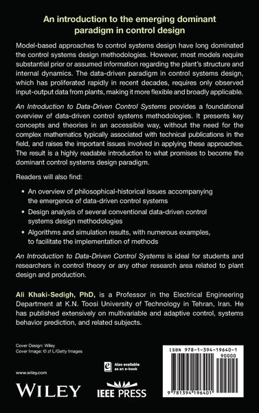 Produktbild: An Introduction to Data-Driven Control Systems