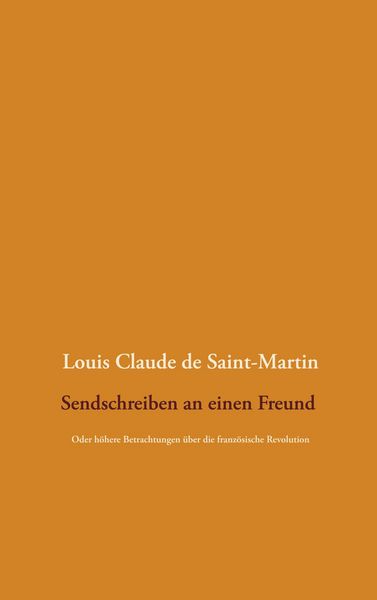 Produktbild: Sendschreiben an einen Freund