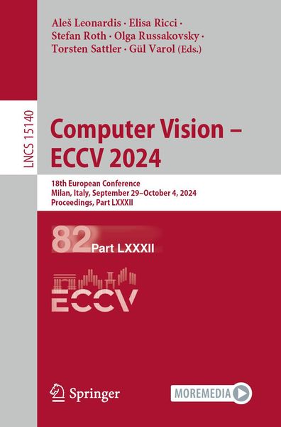 Produktbild: Computer Vision - ECCV 2024