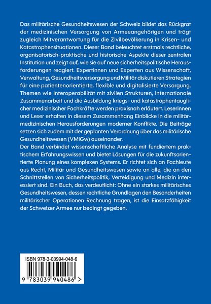 Produktbild: Milit&auml;risches Gesundheitswesen