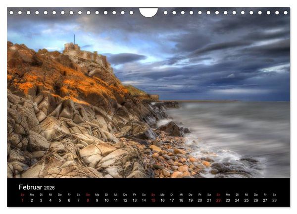 Produktbild: Holy Island - England (Wandkalender 2026 DIN A4 quer), CALVENDO Monatskalender