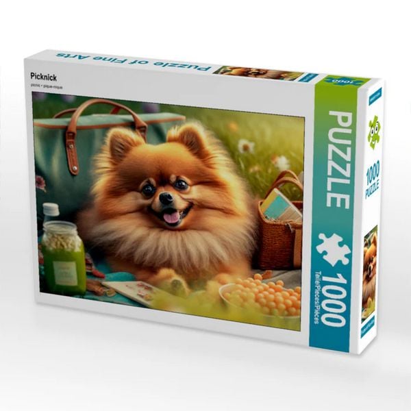 CALVENDO Puzzle Picknick | 1000 Teile Lege-Größe 64x48cm Foto-Puzzle für glückliche Stunden
