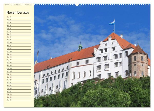 Produktbild: Landshut erleben (Wandkalender 2026 DIN A2 quer), CALVENDO Monatskalender