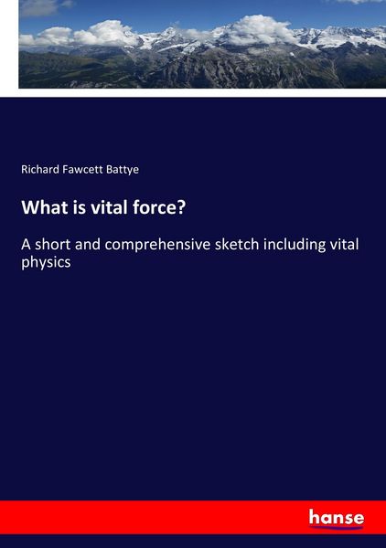 Produktbild: What is vital force?