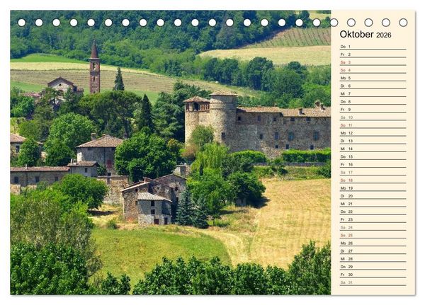 Produktbild: Emilia-Romagna (Tischkalender 2026 DIN A5 quer), CALVENDO Monatskalender
