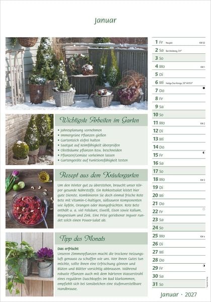 Produktbild: Das Gartenjahr 2027
