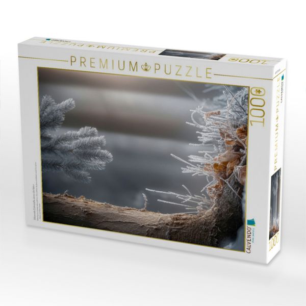 Produktbild: CALVENDO Puzzle Glitzernde Eiskristalle zieren die Natur | 1000 Teile Lege-Gr&ouml;&szlig;e 64x48cm Foto-Puzzle f&uuml;r gl&uuml;ckliche Stunden