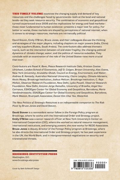 Produktbild: New Politics of Strategic Resources