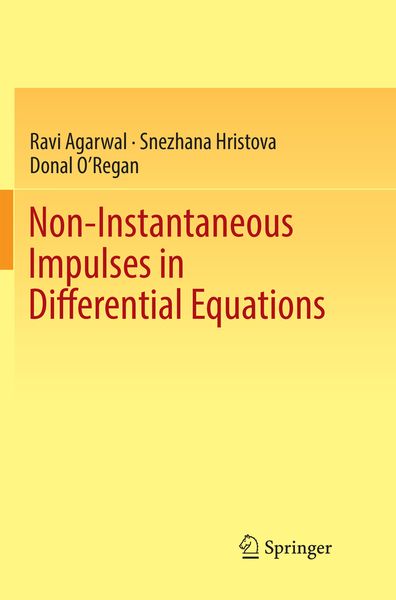 Produktbild: Non-Instantaneous Impulses in Differential Equations