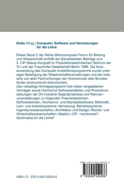 Produktbild: Computer, Software und Vernetzungen f&uuml;r die Lehre