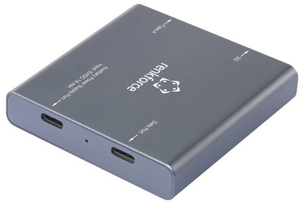 Produktbild: Renkforce RF-CR-700 Externer Speicherkartenleser USB-C&reg; (USB 3.2 Gen 2) Grau
