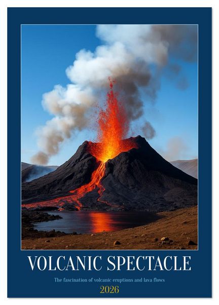 Volcanic Spectacle (Wall Calendar 2026 DIN A2 portrait), CALVENDO 12 Month Wall Calendar