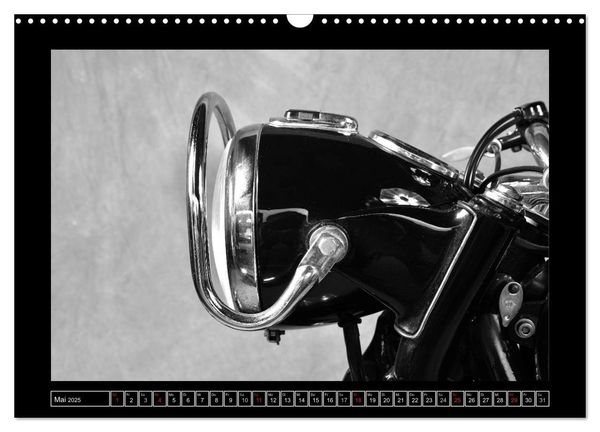 Produktbild: BMW R69S in schwarzweiss (Wandkalender 2025 DIN A3 quer), CALVENDO Monatskalender