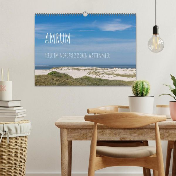 Produktbild: Amrum - Perle im nordfriesischen Wattenmeer (Wandkalender 2026 DIN A3 quer), CALVENDO Monatskalender